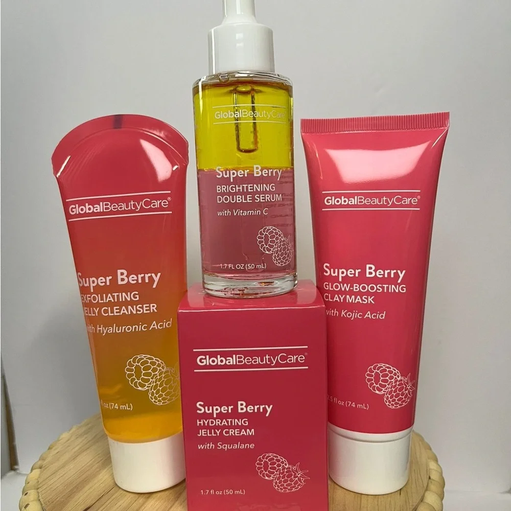 Global Beauty Care Super Berry Skincare Set - Red and Yellow - Picture 2 of 2
